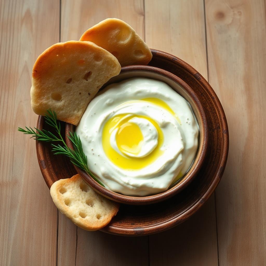 Τζατζίκι με πίτα